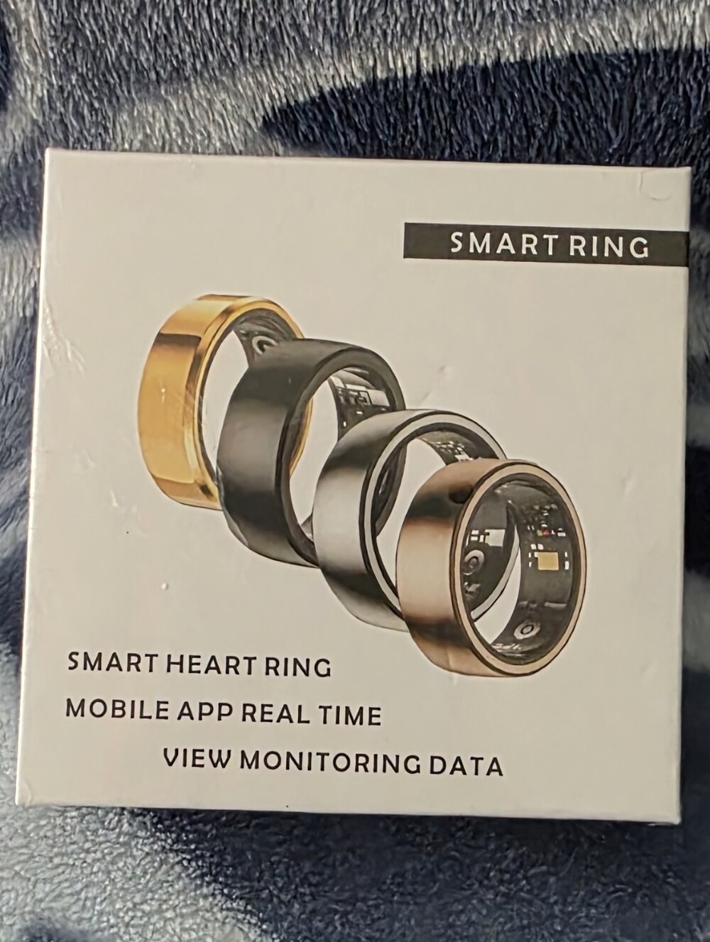 NIB Smart Ring Heart Monitor - Unisex Size: 11 Silver